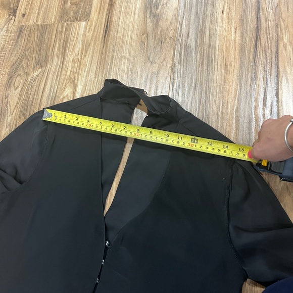 L’Academie Black Blouse Size Small - Picture 6 of 6